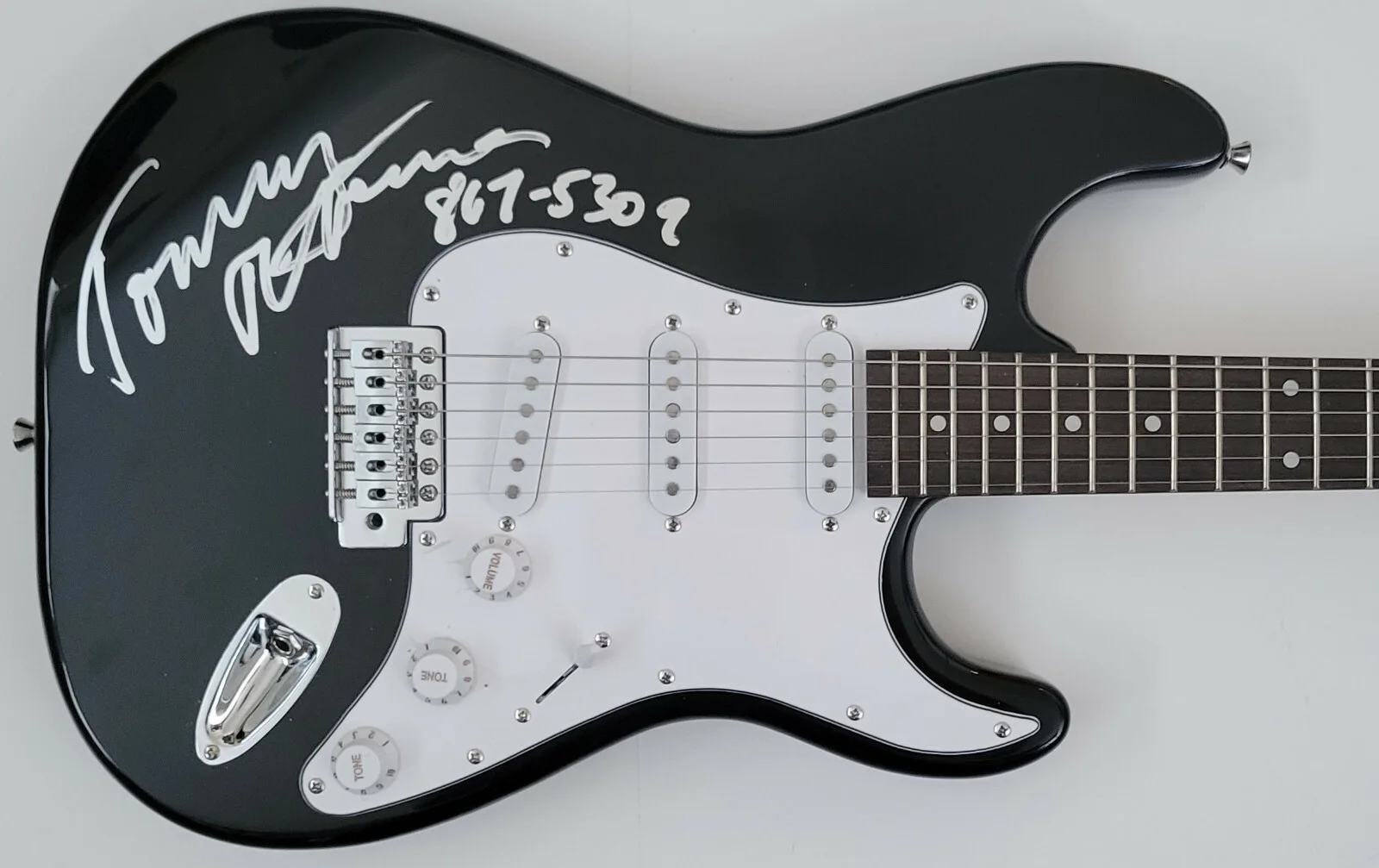 Tommy Tutone signed autographed Electric guitar COA 867-5309 Jenny exact proof., изображение 4