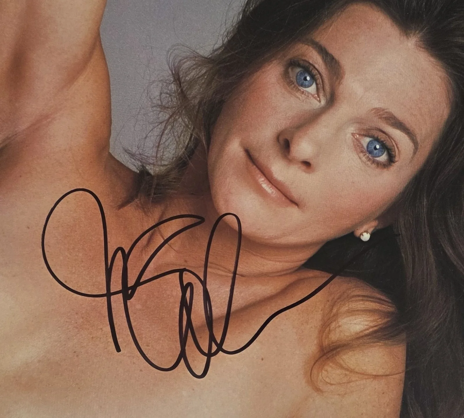 Judy Collins Signed Hard Times for Lovers Album COA Proof Autographed Vinyl, image 3