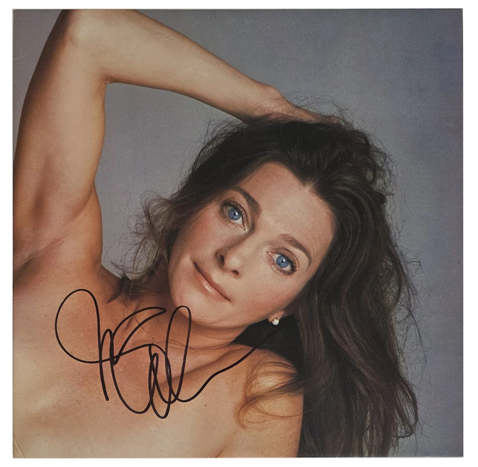 Judy Collins Signed Hard Times for Lovers Album COA Proof Autographed Vinyl, image 4