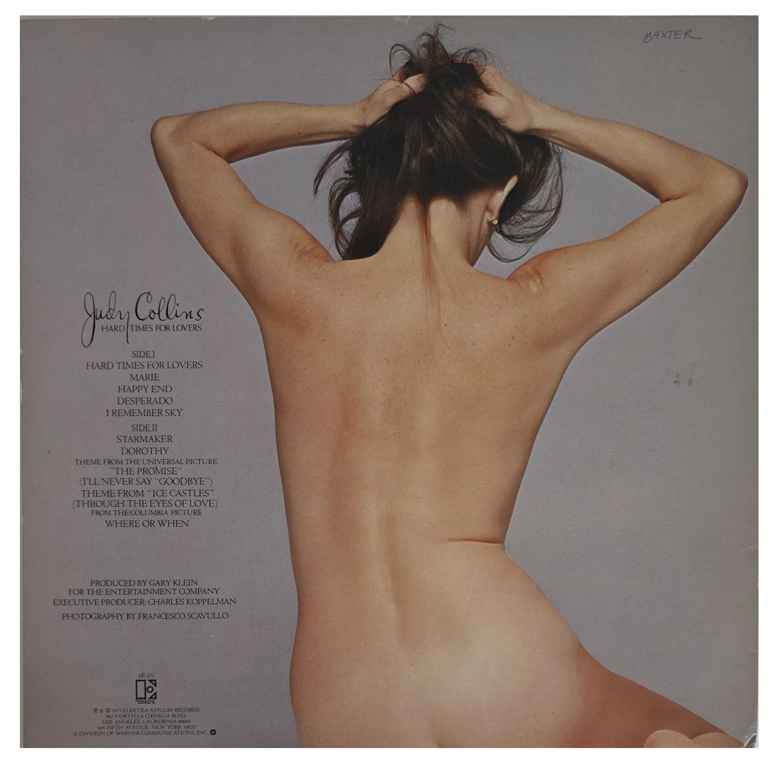 Judy Collins Signed Hard Times for Lovers Album COA Proof Autographed Vinyl, image 5