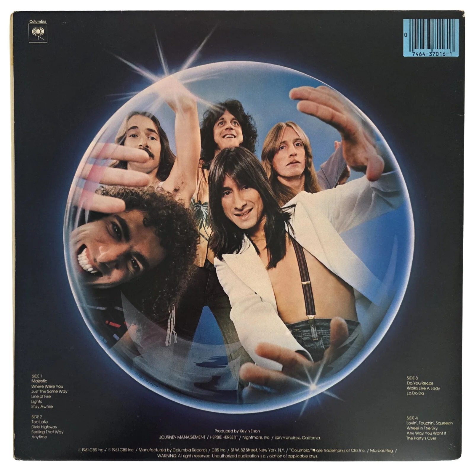 Journey Signed Captured Album COA Proof Autographed Vinyl Record Steve Perry, изображение 4