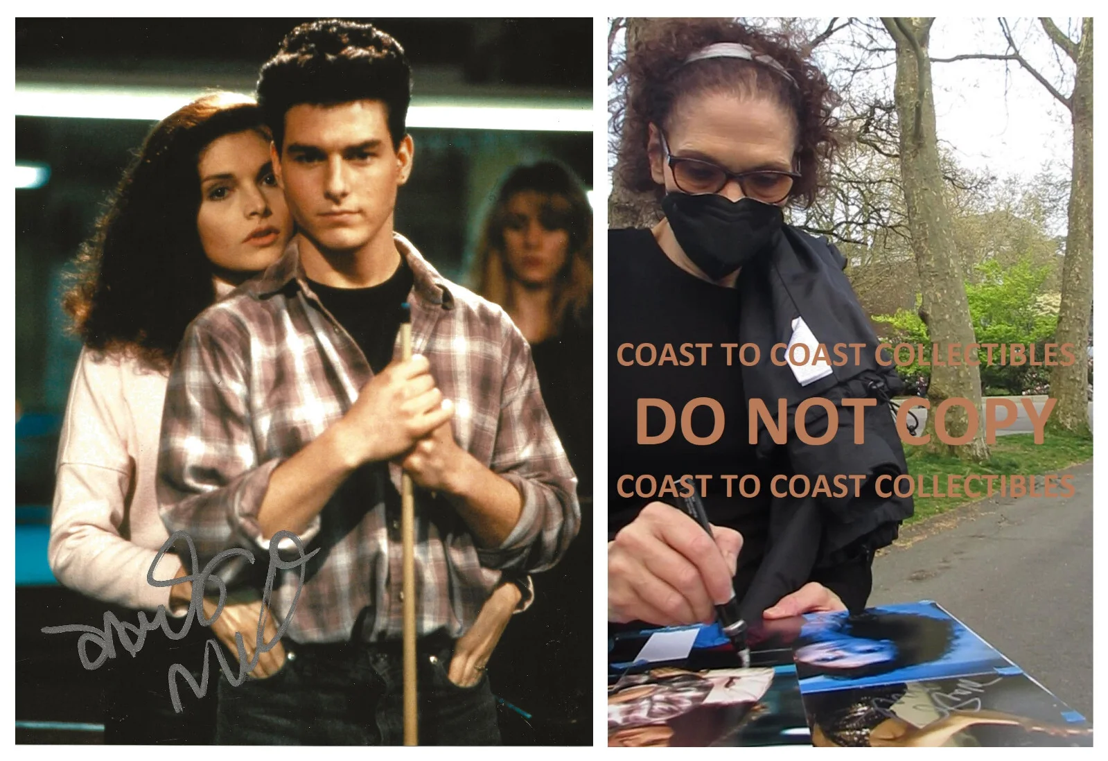 Mary Elizabeth Mastrantonio — Mary Elizabeth Mastrantonio signed Color of Money 8x10 photo COA proof autograph