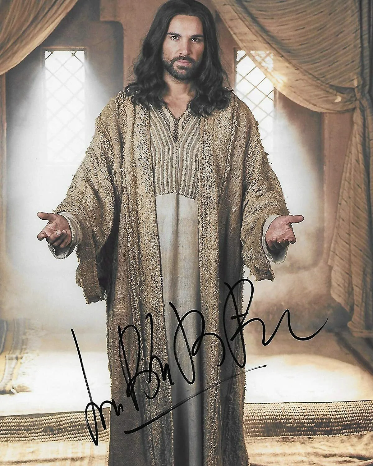 Juan Pablo Di Pace — Juan Pablo Di Pace autographed The Bible Continues Jesus 8x10 photo COA w/Proof