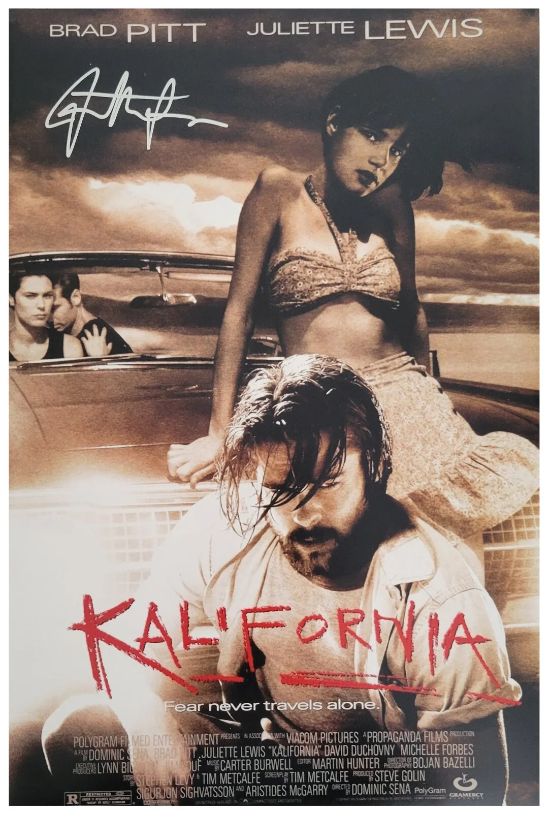 Juliette Lewis — Juliette Lewis Signed 12x18 Photo COA Exact Proof Autographed Kalifornia, image 2