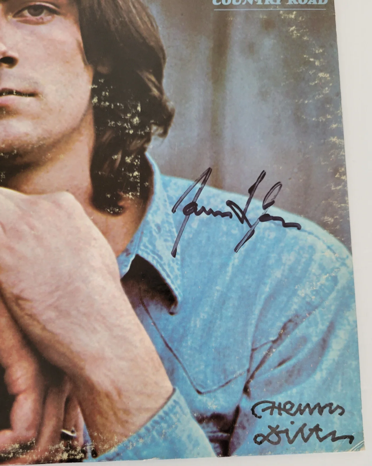 James Taylor Henry Diltz signed Sweet Baby James album vinyl record COA proof, изображение 4