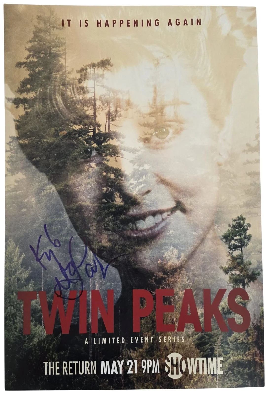 Kyle MacLachlan — Kyle MacLachlan Signed Twin Peaks 12x18 Photo Poster COA Exact Proof.Autographed, изображение 4