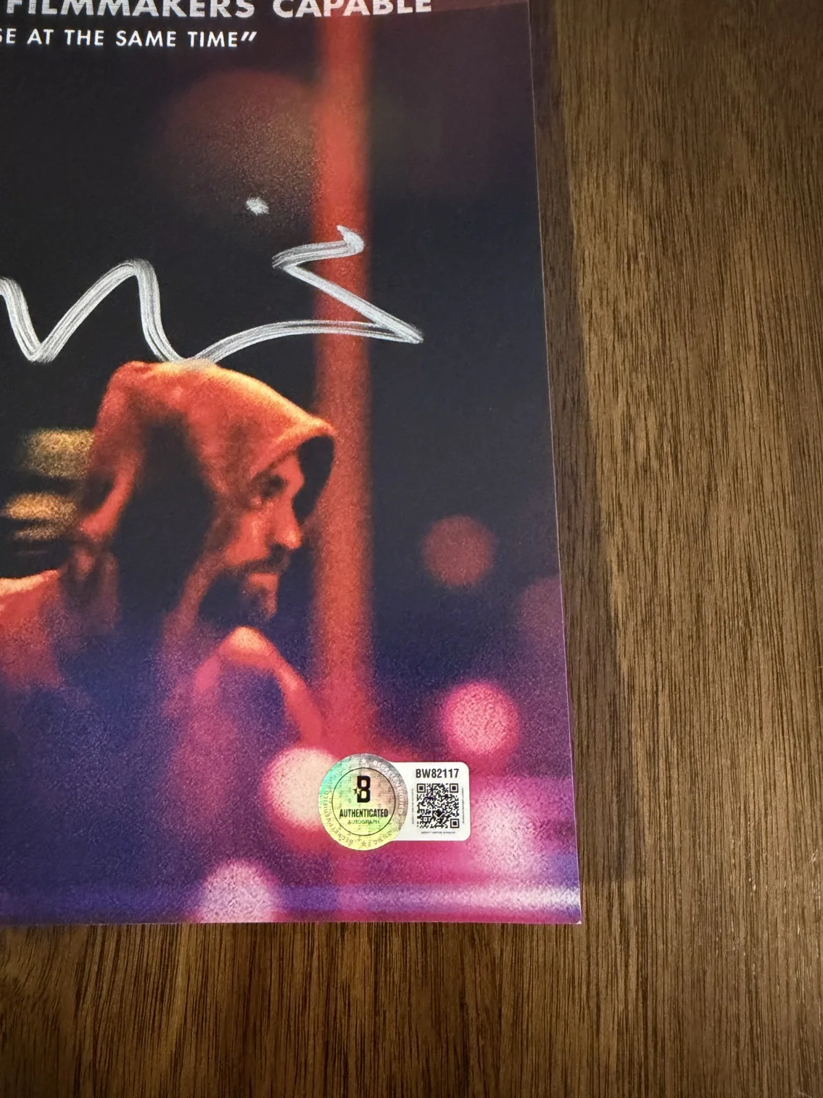 Josh Safdie ‘Good Time' Movie Director Signed 12x18 Photo Beckett, изображение 2