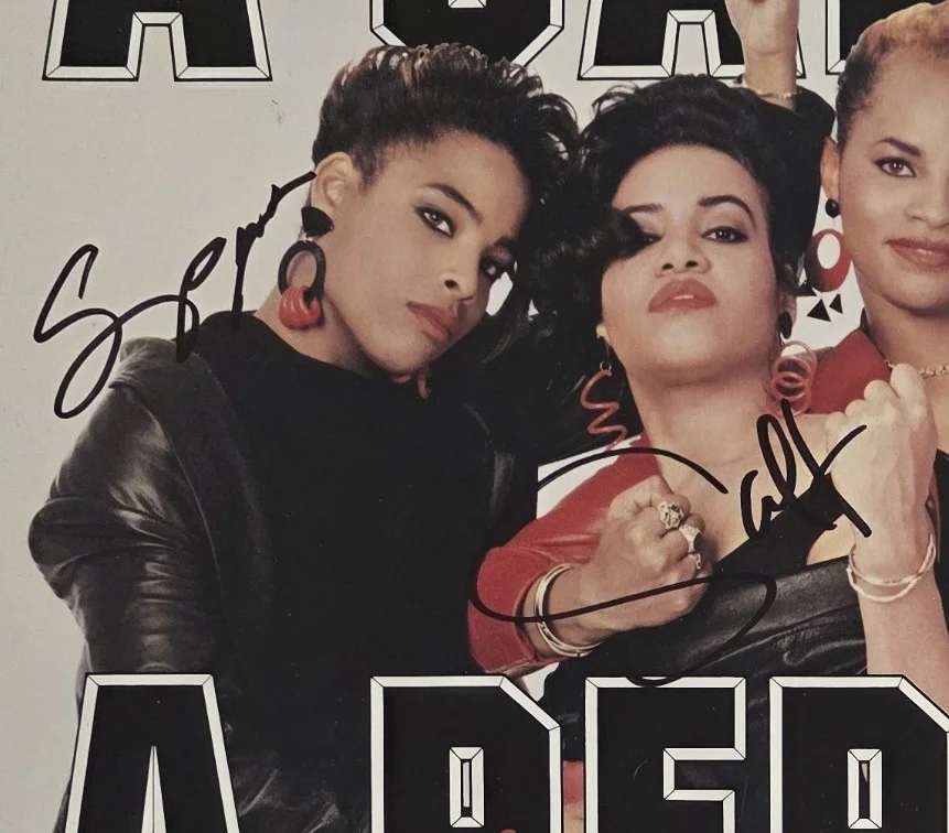Salt-N-Pepa Signed Deadly Album COA Exact Proof Autographed Vinyl Record, image 3
