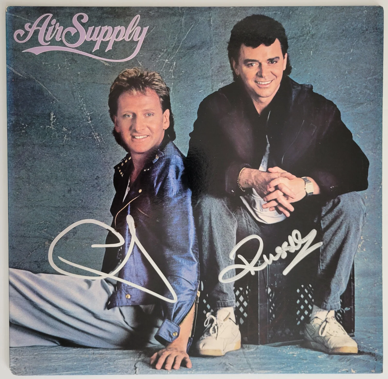 Russell Hitchcock Graham Russell signed Air Supply album COA proof autographed, изображение 3