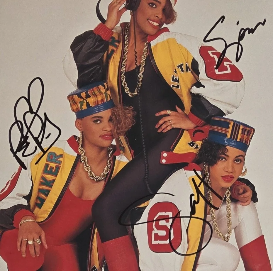 Salt-N-Pepa Signed Shake Your Thang Album COA Proof Autographed Vinyl Record, image 4