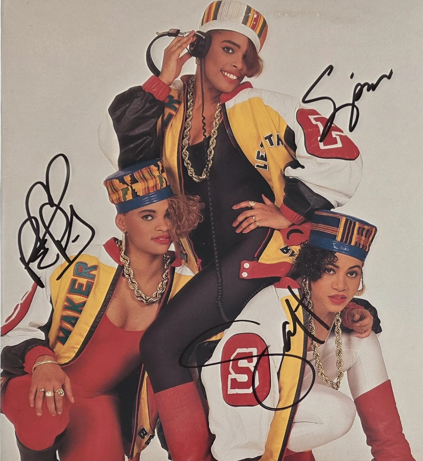 Salt-N-Pepa Signed Shake Your Thang Album COA Proof Autographed Vinyl Record, image 5