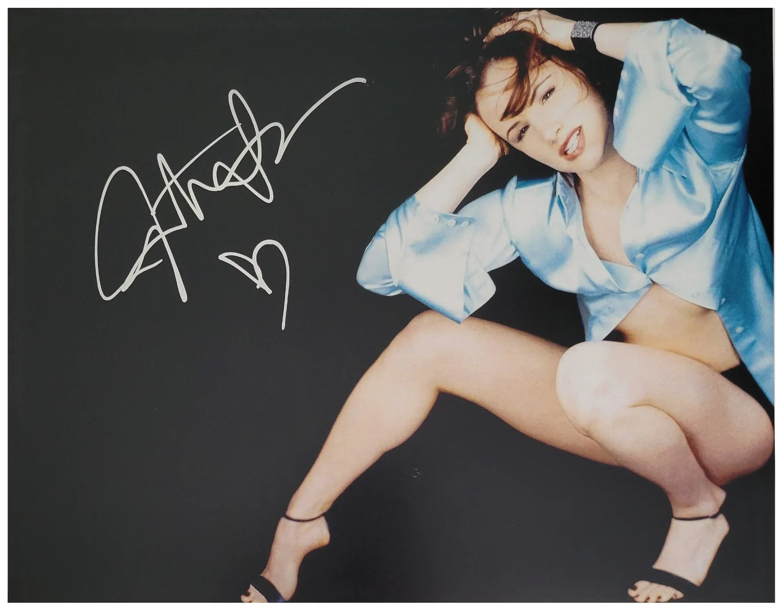 Juliette Lewis — Juliette Lewis Signed 11x14 Photo COA Proof Auto Natural Born Killers,Kalifornia, изображение 2