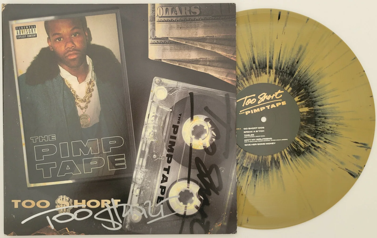 Too Short signed autographed Pimp Tape album vinyl Record COA exact proof, изображение 2