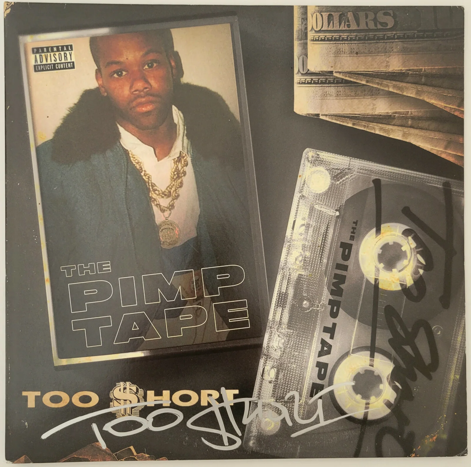 Too Short signed autographed Pimp Tape album vinyl Record COA exact proof, изображение 3
