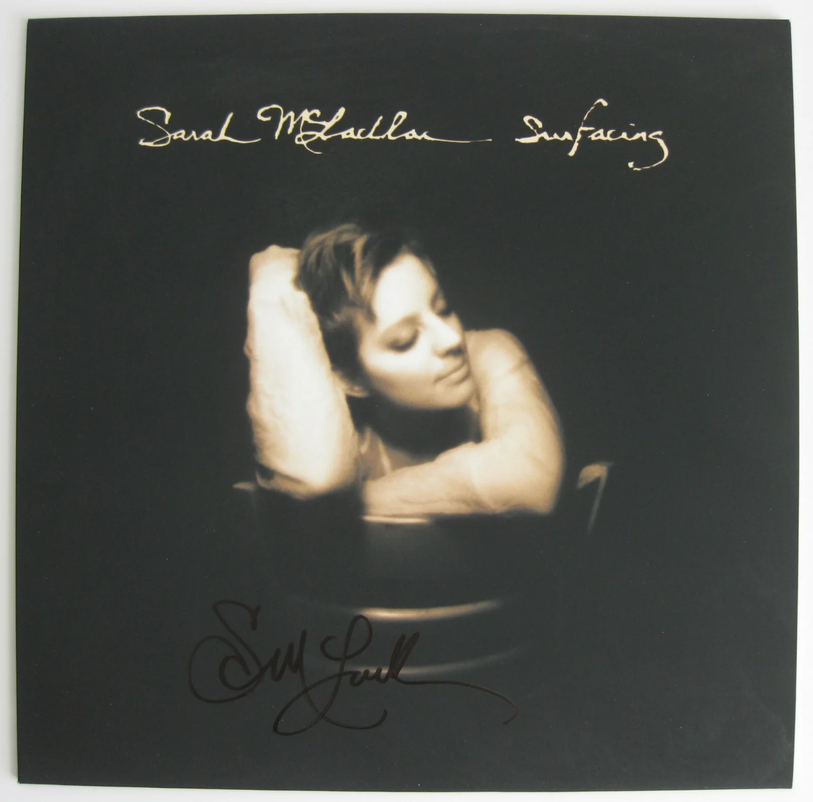 Sarah McLachlan signed autographed Surfacing album vinyl record proof Beckett, изображение 2