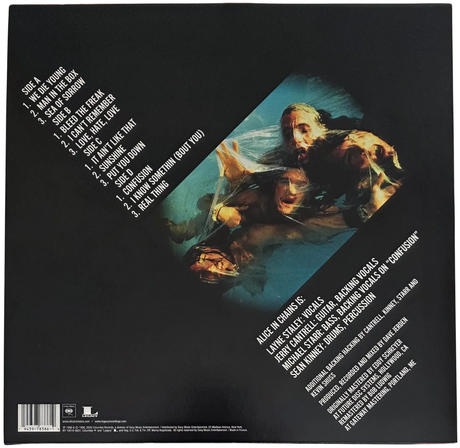 Sean Kinney Signed Alice In Chains Facelift Album Proof Autographed Vinyl Record, изображение 4