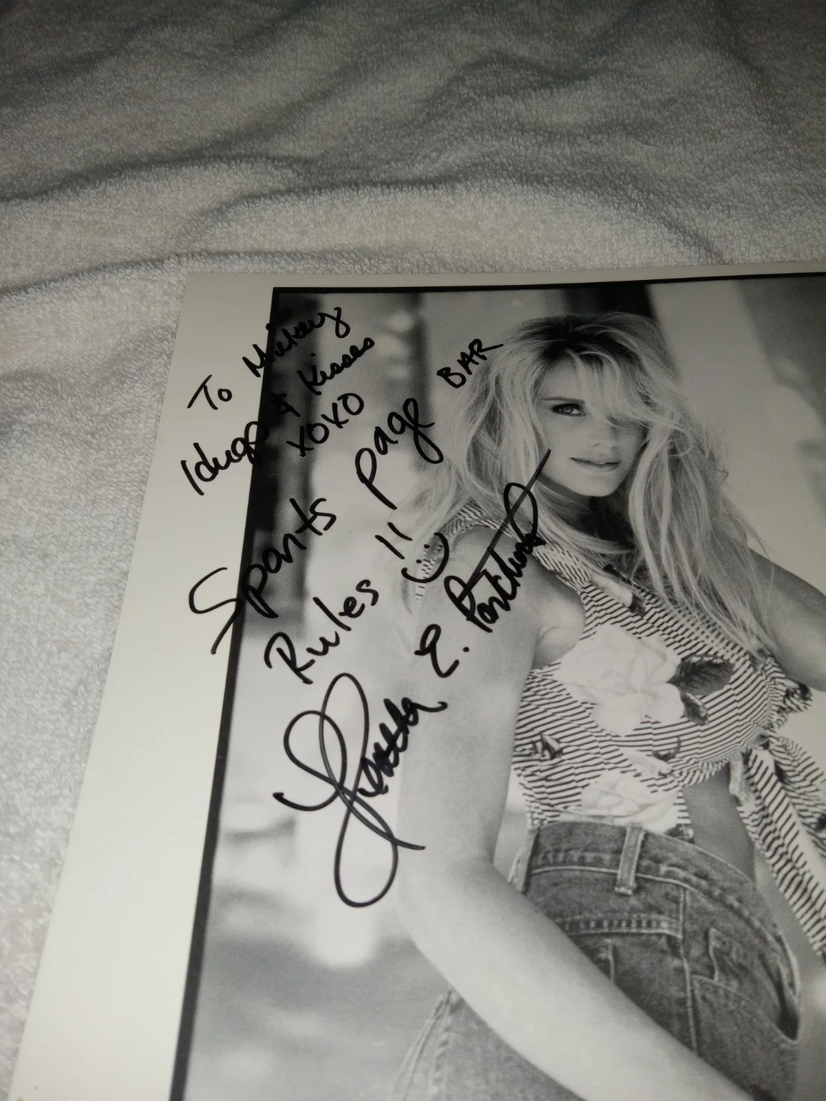 Heather Elizabeth Parkhurst — Heather Elizabeth Parkhurst Showtime TV Series Sherman Oaks Signed Auto 8 x 10, image 2