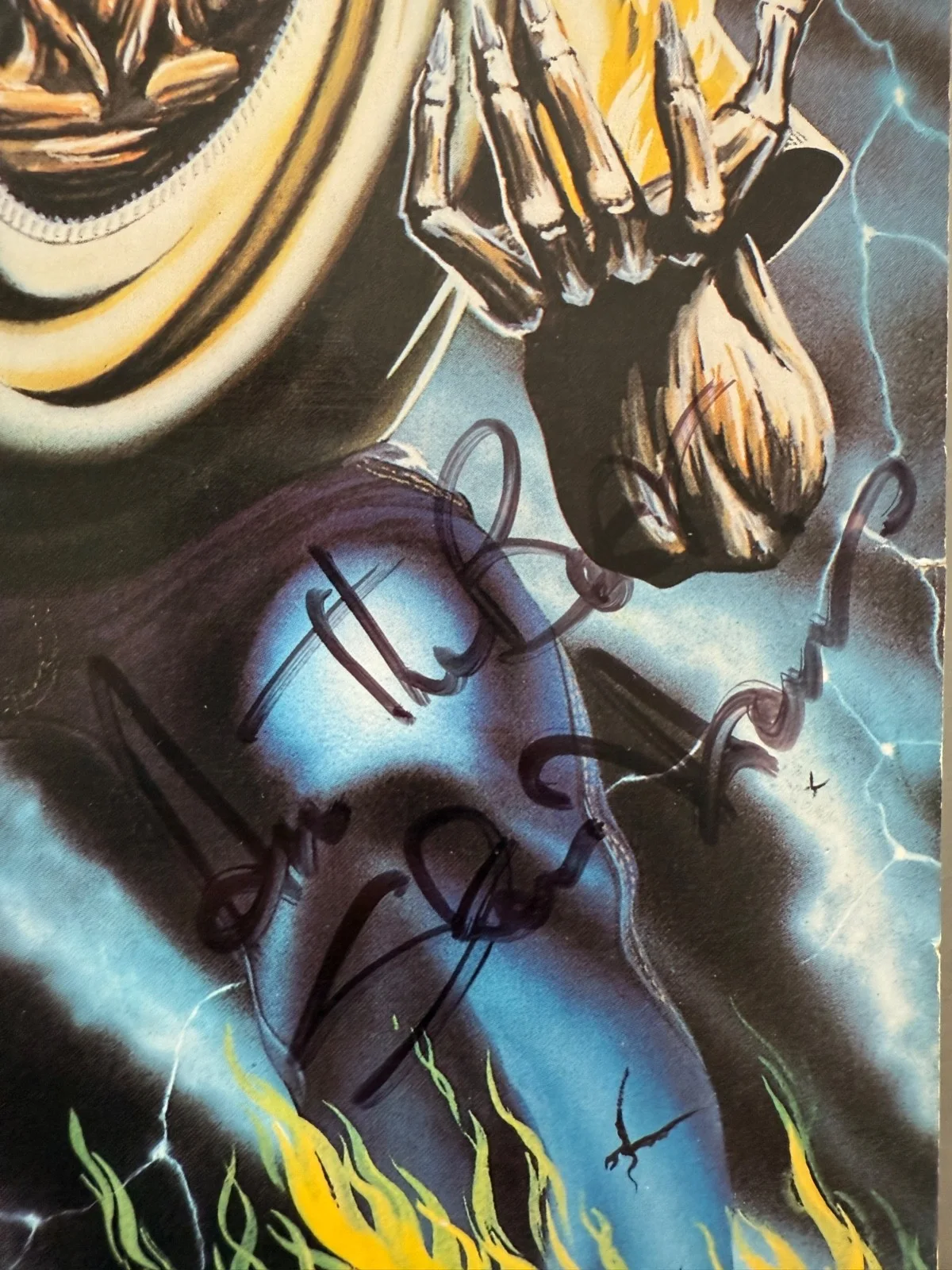 Iron Maiden : fully signed Number Of The Beast autographed Lp vinyl LOA JSA, image 5