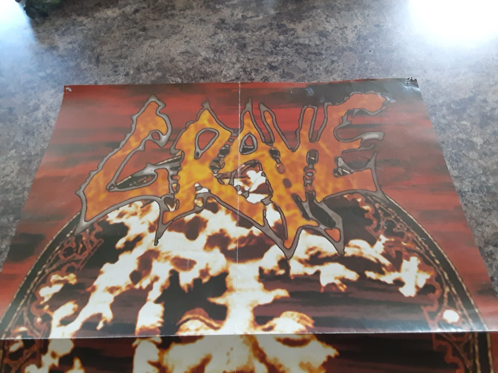 Grave Soulless 1994 Century Media Promo Poster Original 16.5x23.5, image 5