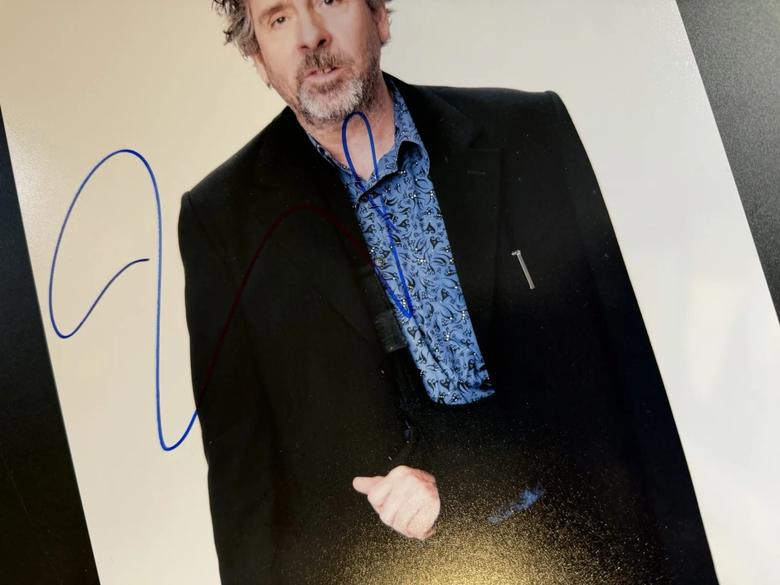 Tim Burton — Tim Burton Signed 8x10 Photo Autograph Beetlejuice Batman Edward Scissorhands, image 2