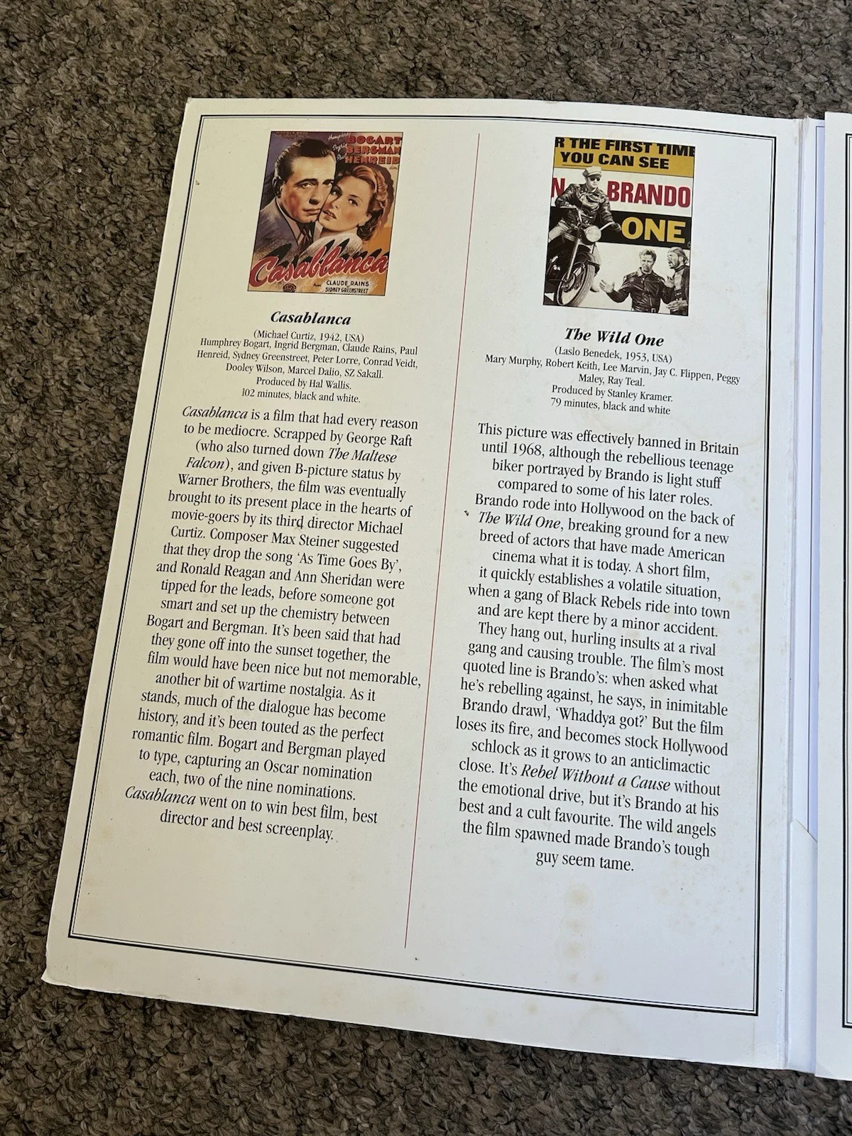 Vintage 1995 6 Hollywood Full Colour Movie Posters Collection Portfolio Set A3, изображение 3