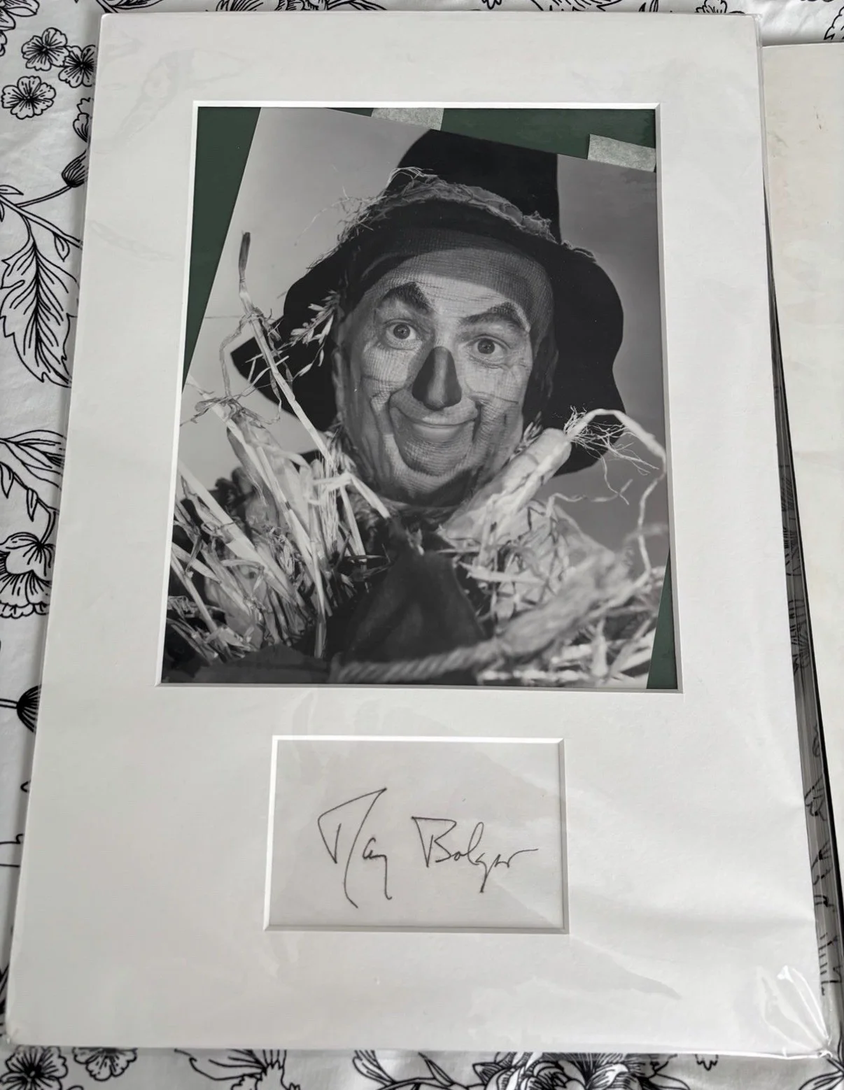 Ray Bolger, Jack Haley — VINTAGE WIZARD OF OZ RAY BOLGER JACK HALEY MATTED AUTOGRAPH SET, image 2