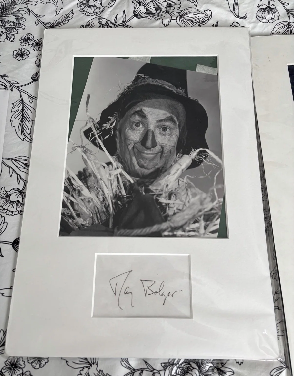 Ray Bolger, Jack Haley — VINTAGE WIZARD OF OZ RAY BOLGER JACK HALEY MATTED AUTOGRAPH SET, image 3