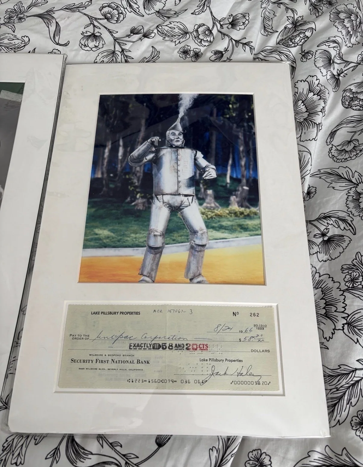Ray Bolger, Jack Haley — VINTAGE WIZARD OF OZ RAY BOLGER JACK HALEY MATTED AUTOGRAPH SET, image 4