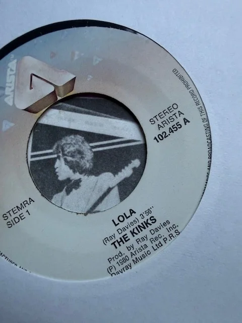 The Kinks. : signed Lola autographed 7" vinyl ( Lp ) Ray Davies, image 3