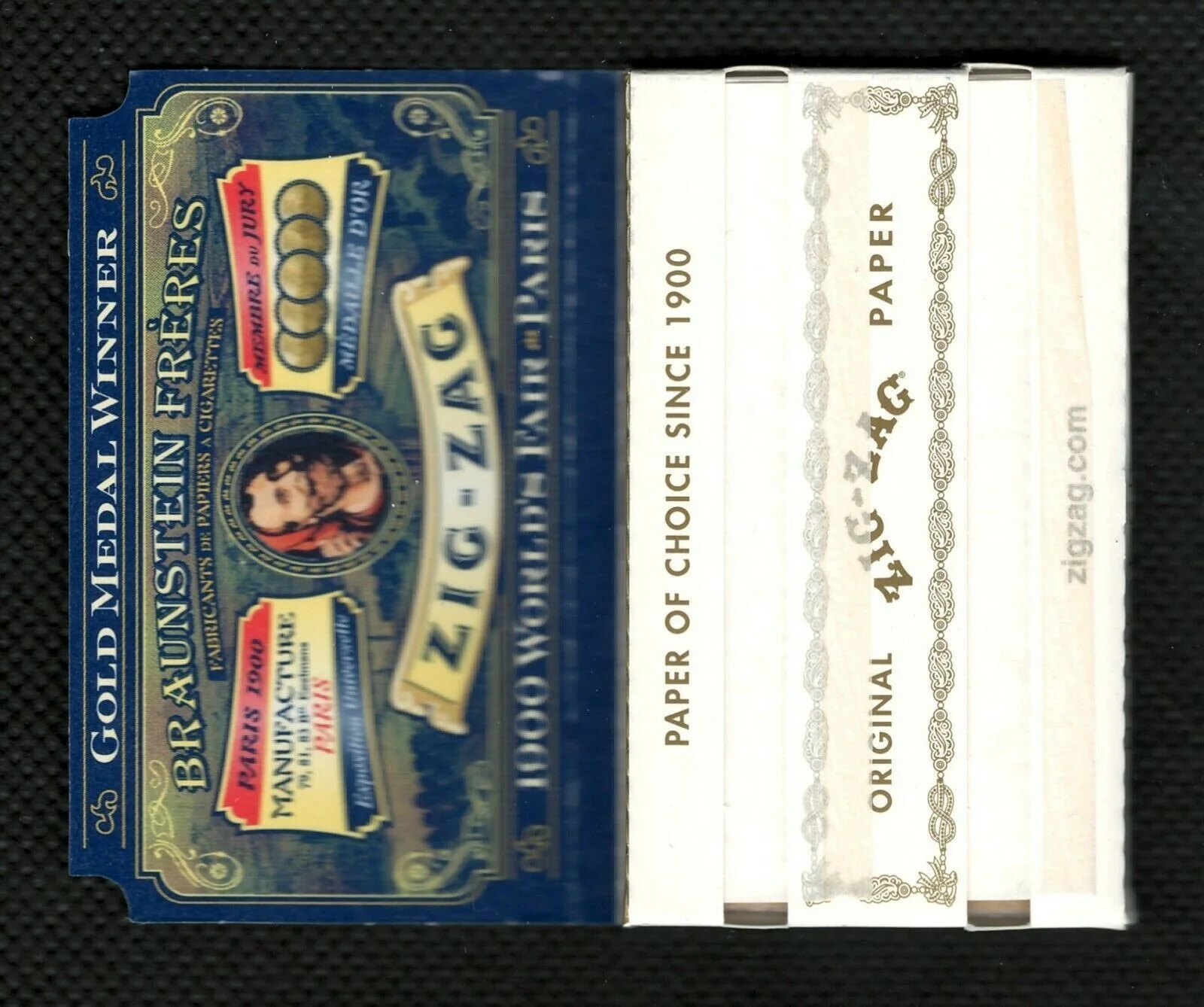 Tommy Chong — Tommy Chong Authentic Autographed Signed Zig Zag Rolling Papers Complete Package, image 2