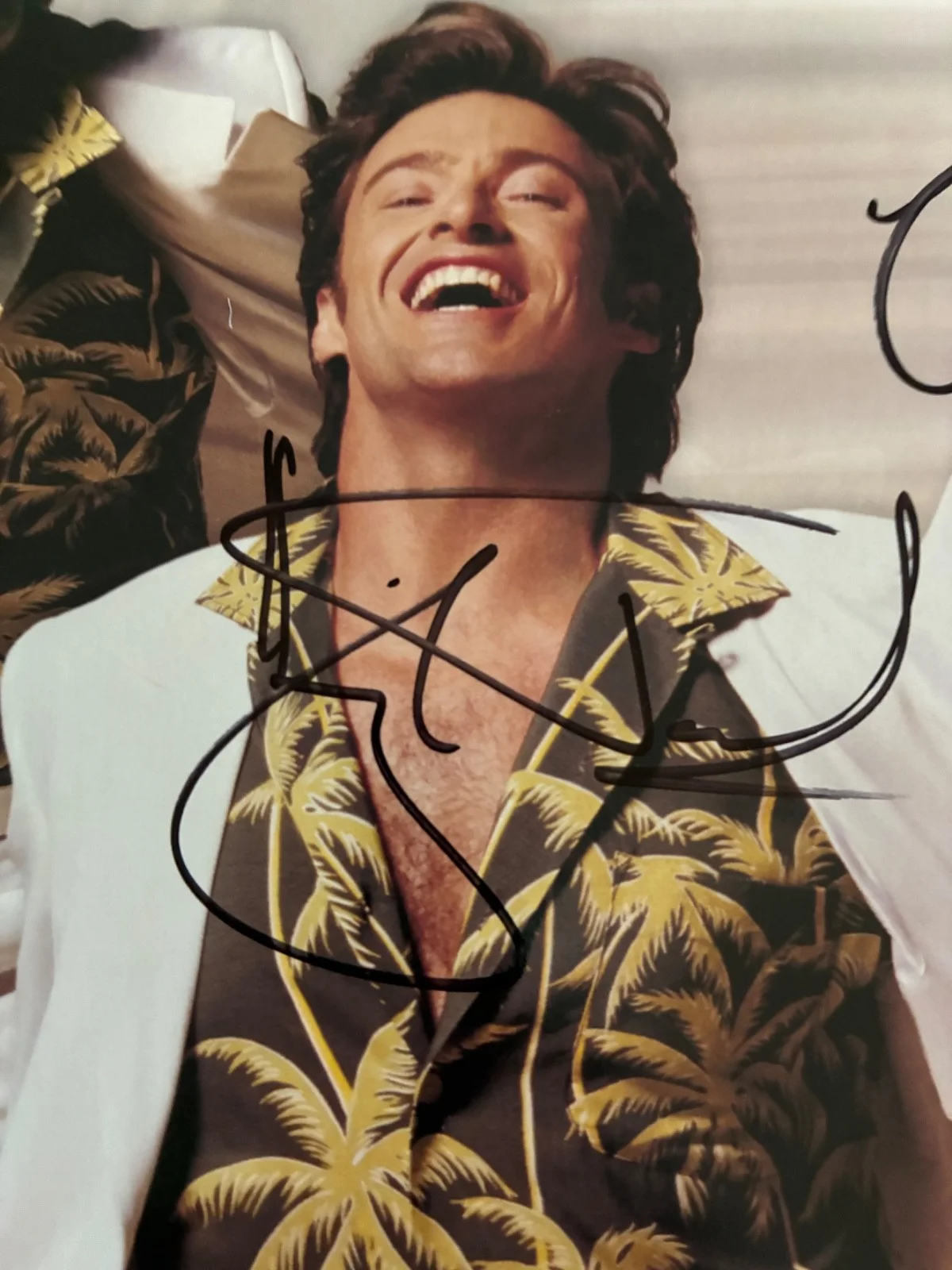 Hugh Jackman, entire cast — HUGH JACKMAN Signed Cast Broadway THE BOY FROM OZ Poster Window Card + Bonus WC, изображение 2