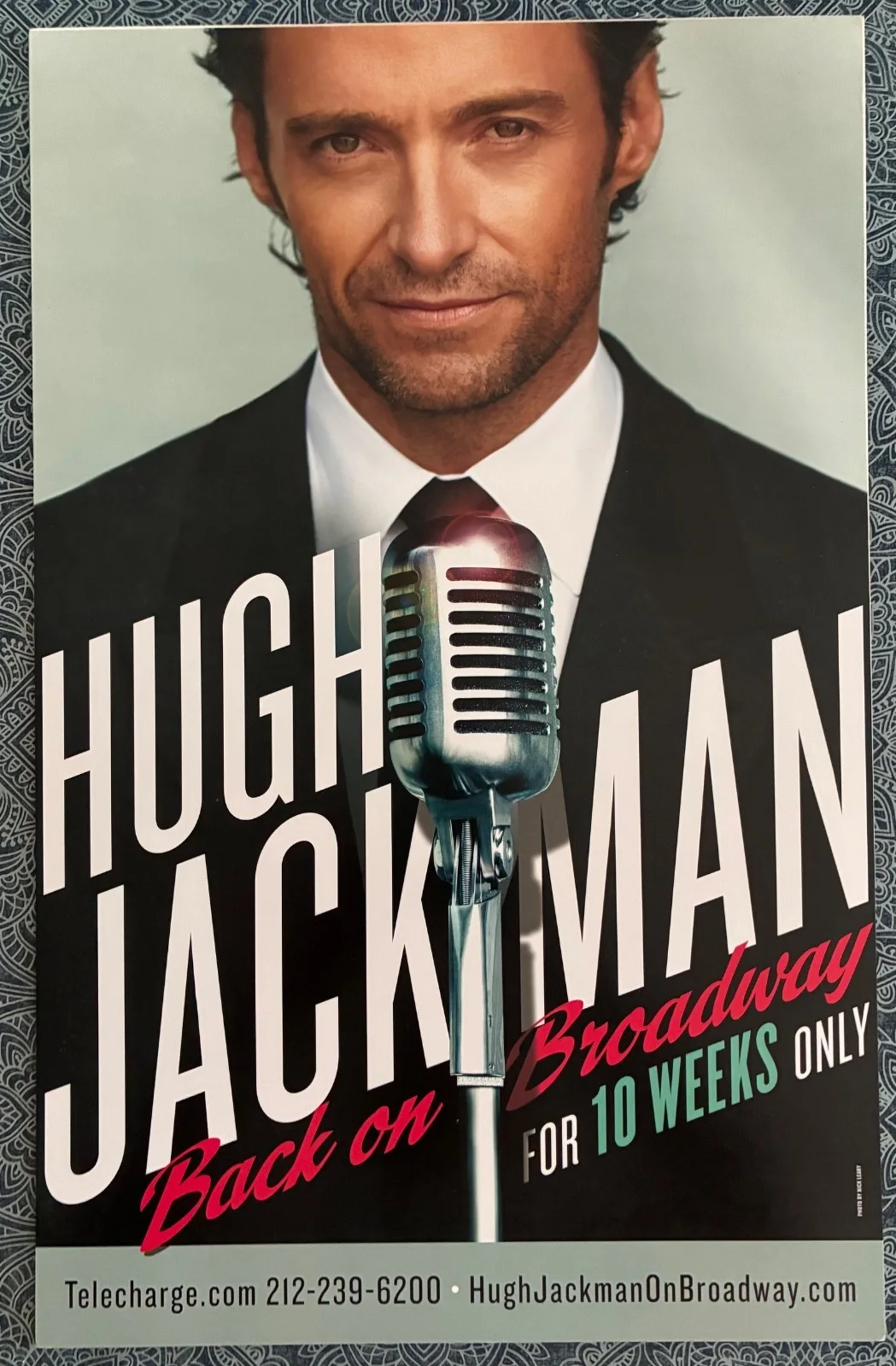 Hugh Jackman, entire cast — HUGH JACKMAN Signed Cast Broadway THE BOY FROM OZ Poster Window Card + Bonus WC, изображение 5