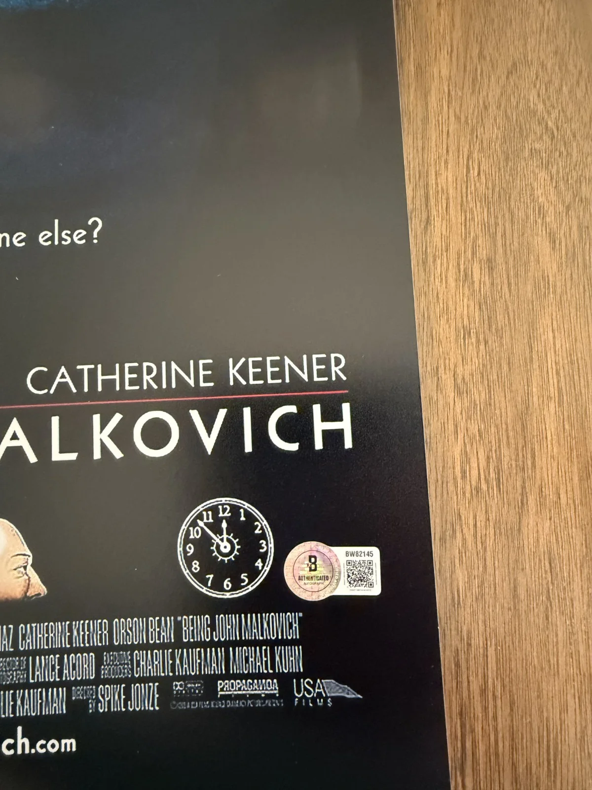 Spike Jonze ‘Being John Malkovich’ Movie Director Signed 12x18 Photo Beckett, изображение 2