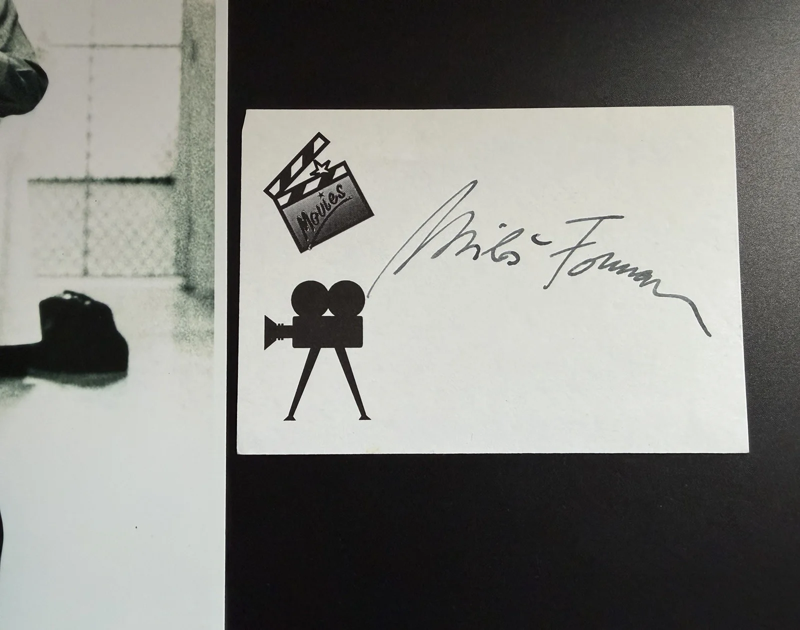 Milos Forman Signed 3x5 Card One Flew Over the Cuckoo’s Nest Director, изображение 2