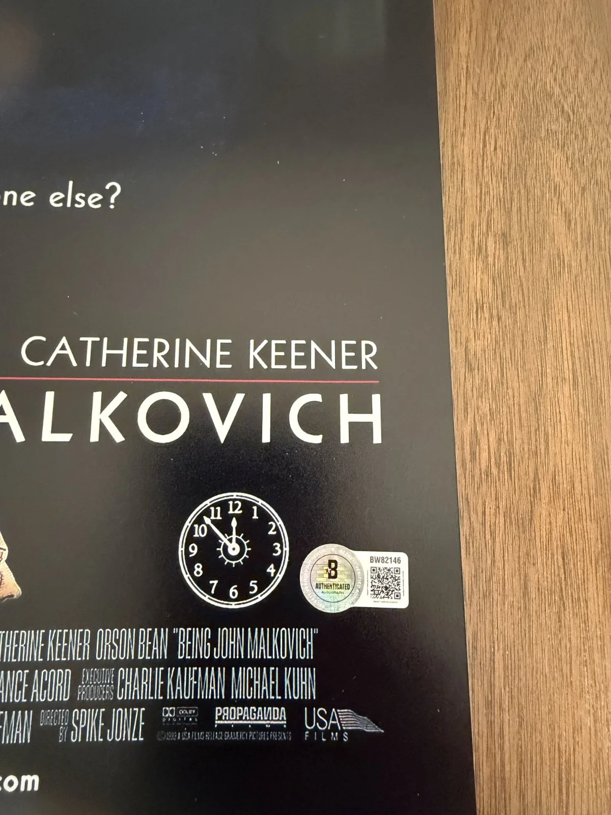 Spike Jonze ‘Being John Malkovich’ Movie Director Signed 12x18 Photo Beckett, image 2