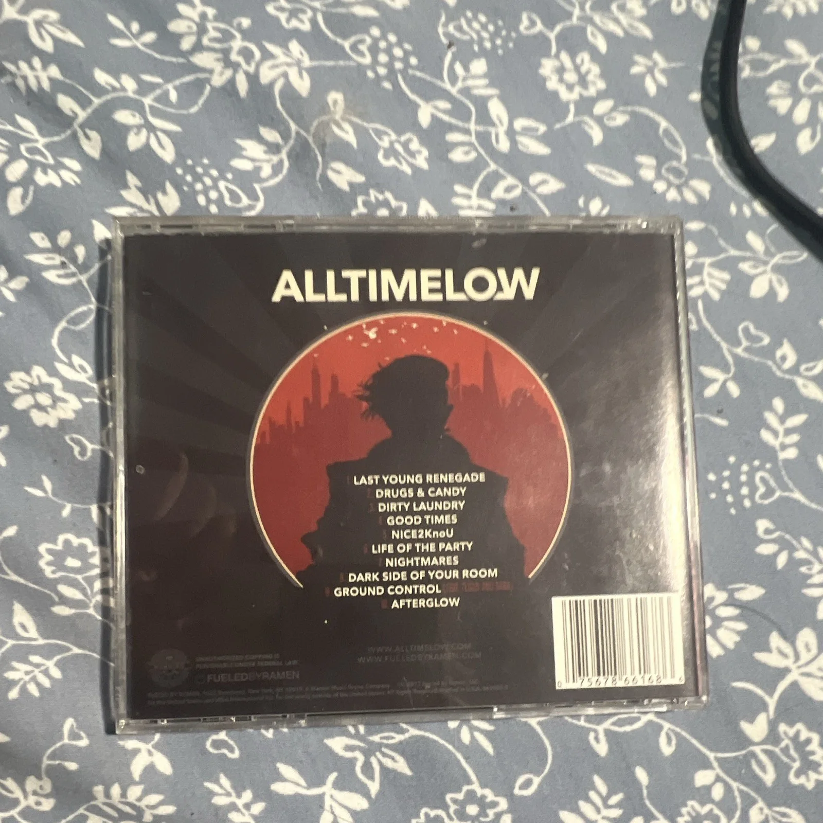 All Time Low Last Young Renegade Signed Autographed CD & Booklet, image 2