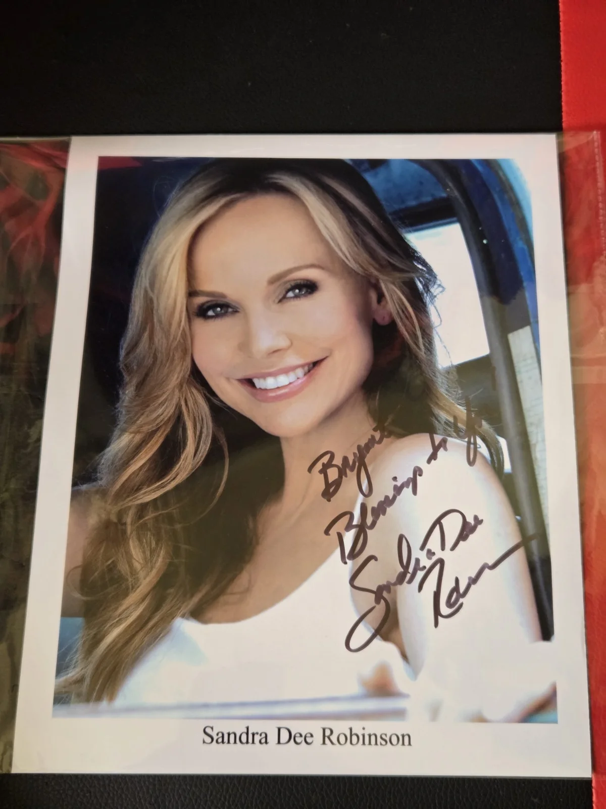 Sandra Dee Robinson — Sandra Dee Robinson Autographed Signed 8x10 Photo Another World Soap Star