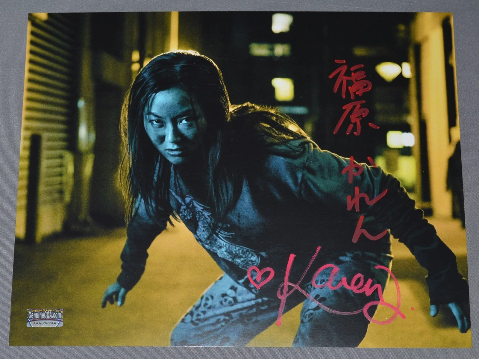 Karen Fukuhara — Karen Fukuhara Signed Photo + JAPANESE TEXT Autograph COA The Boys Suicide Squad