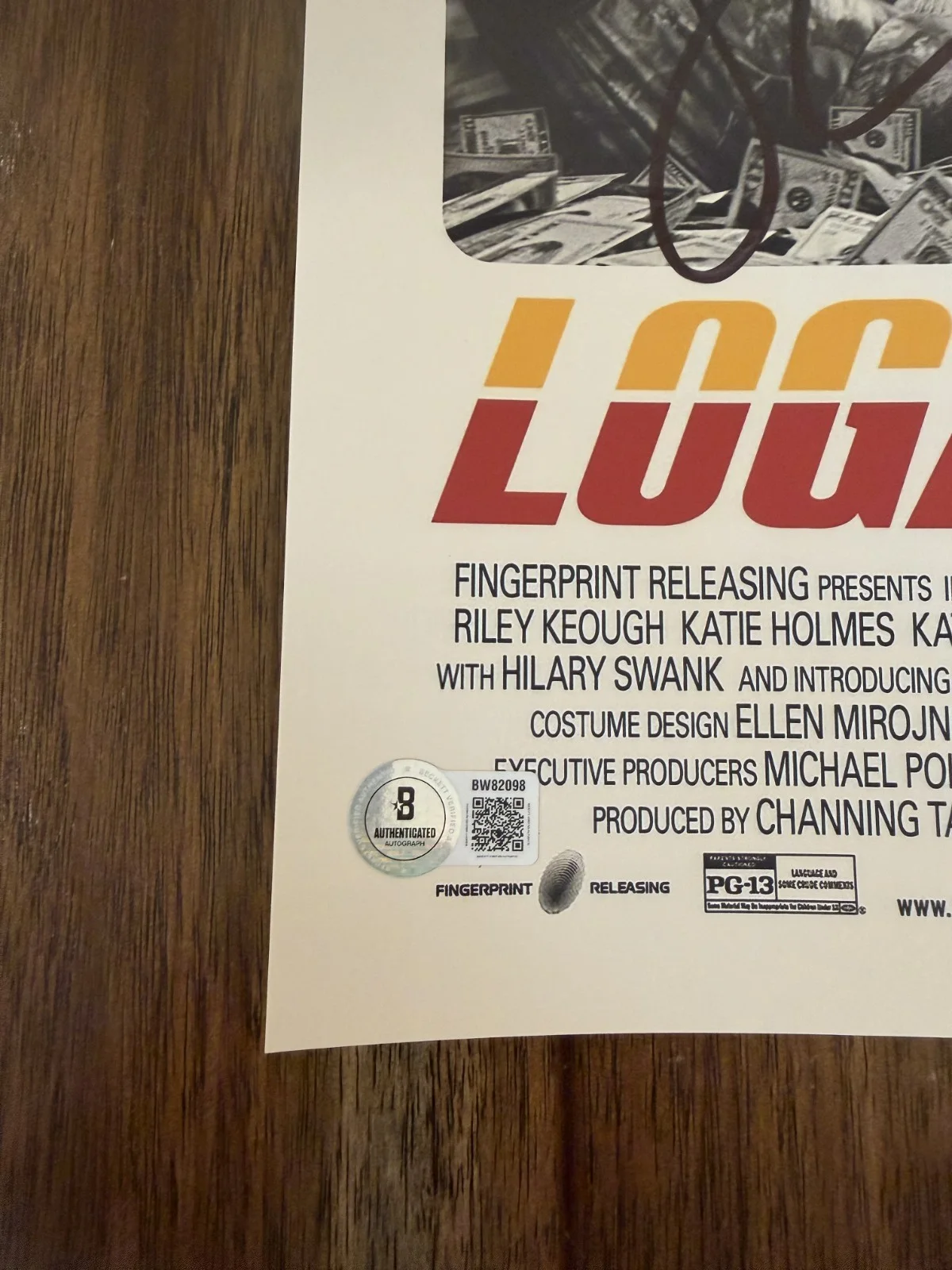Steven Soderbergh ‘Logan Lucky’ Movie Director Signed 12x18 Photo Beckett, изображение 2