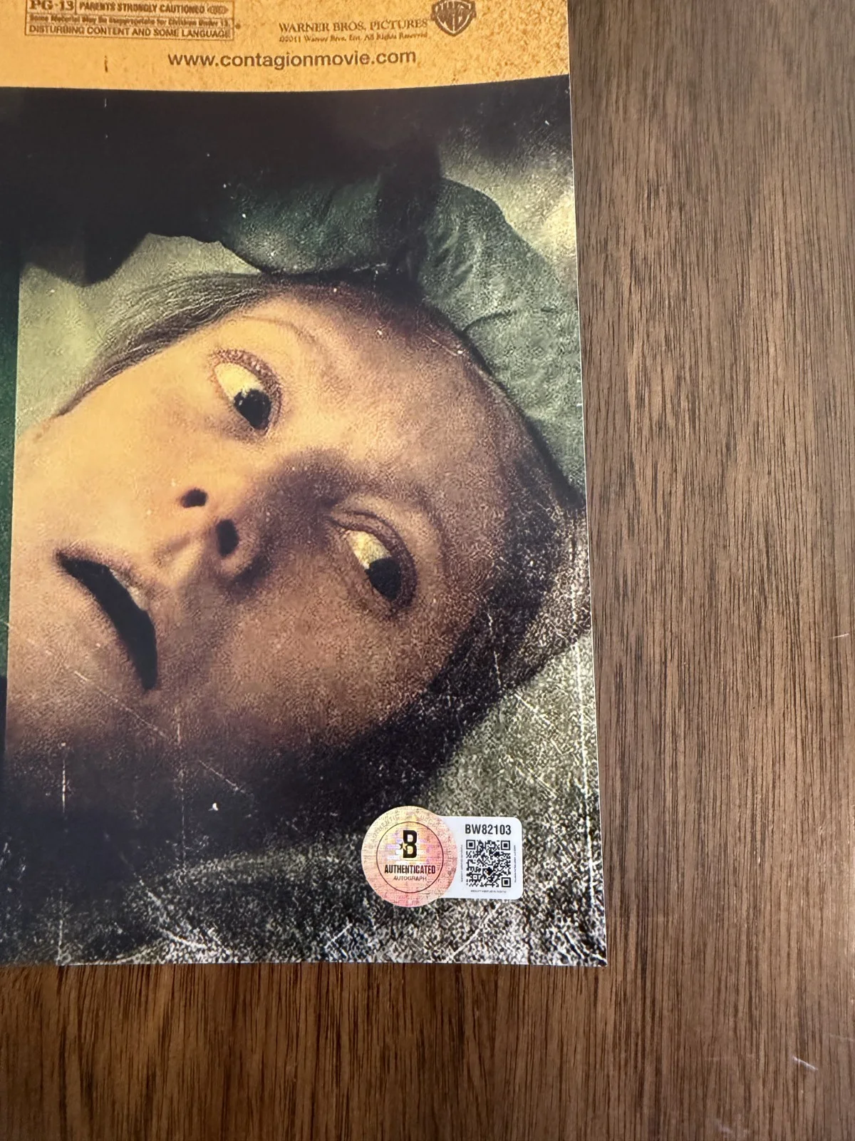 Steven Soderbergh ‘Contagion’ Movie Director Signed 12x18 Photo Beckett, изображение 2