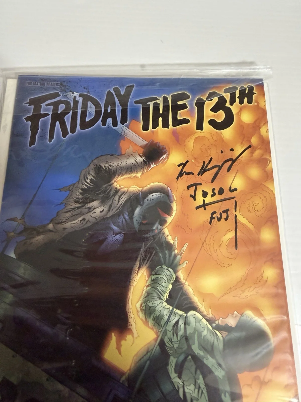 Ken Kirzinger Signed COMIC BOOK House of Horror Friday the 13th BloodBath PSA, image 3