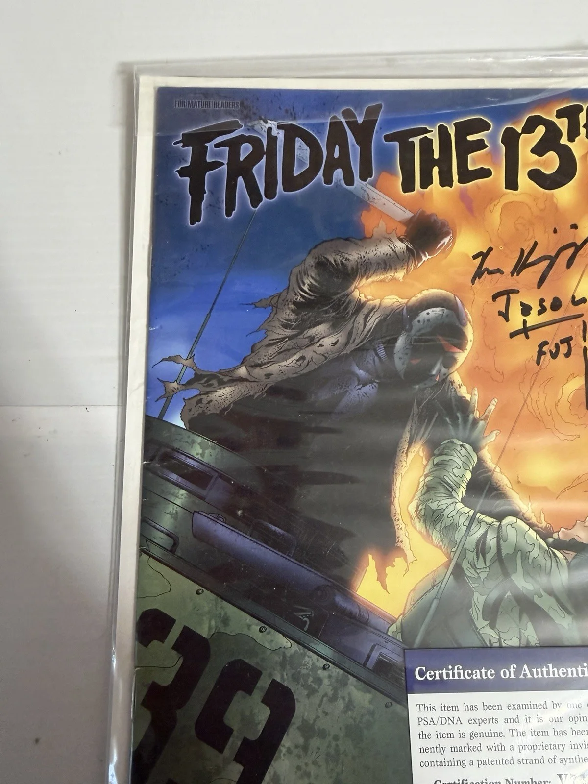 Ken Kirzinger Signed COMIC BOOK House of Horror Friday the 13th BloodBath PSA, image 5