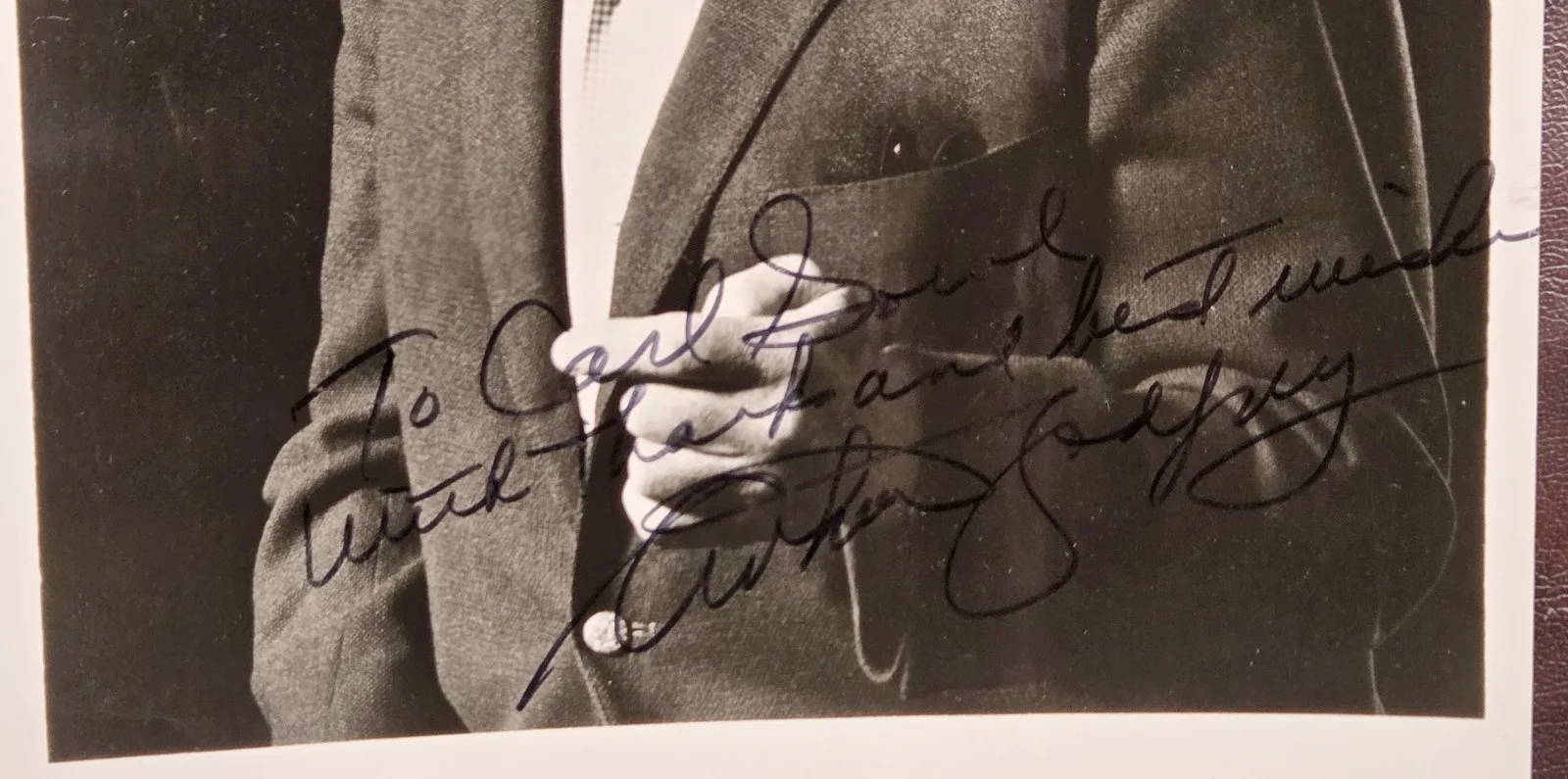 ARTHUR GODFREY — ARTHUR GODFREY RADIO HOST SIGNED 9X7 PHOTO AUTOGRAPH AMERICANA DECEASED RARE, изображение 2