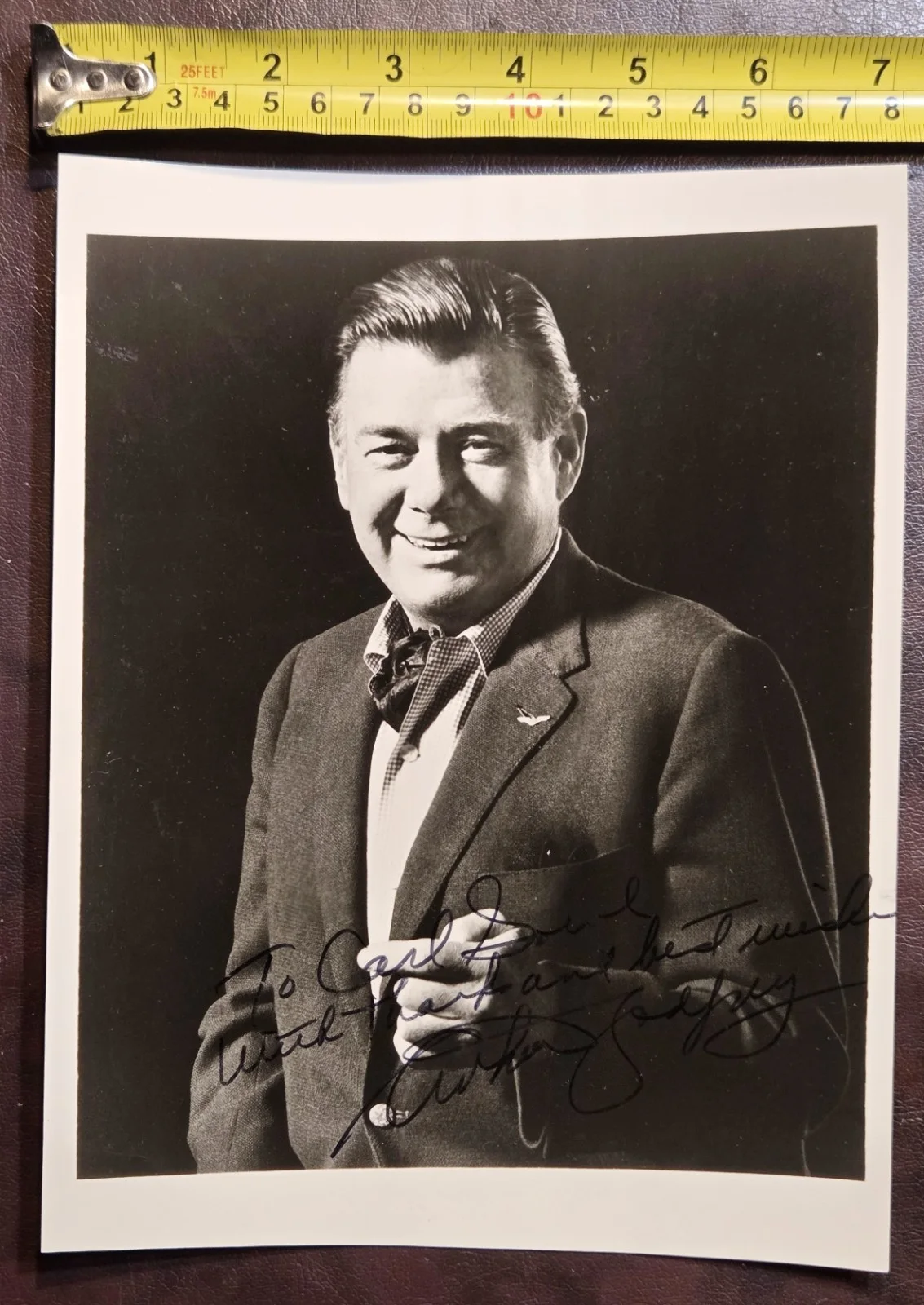 ARTHUR GODFREY — ARTHUR GODFREY RADIO HOST SIGNED 9X7 PHOTO AUTOGRAPH AMERICANA DECEASED RARE, изображение 4