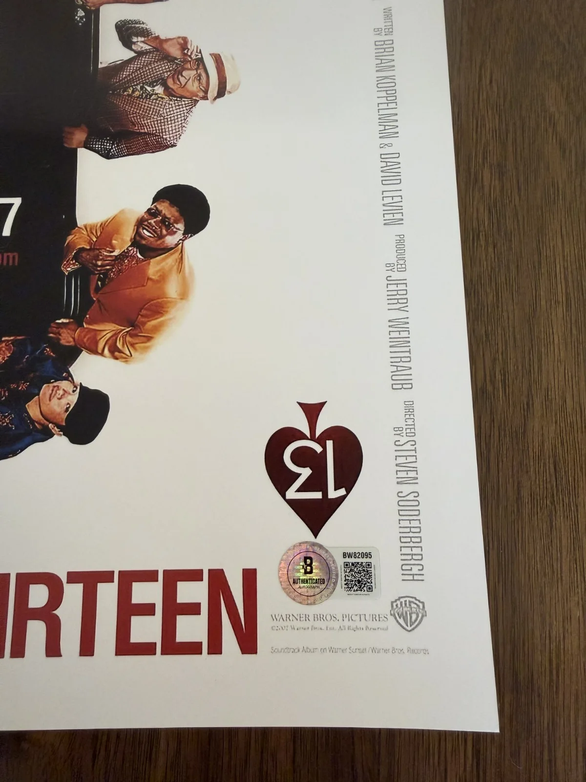 Steven Soderbergh ‘Ocean's Thirteen’ Movie Director Signed 12x18 Photo Beckett, изображение 2