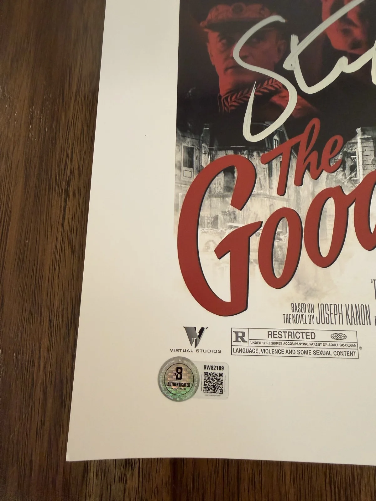 Steven Soderbergh ‘The Good German’ Movie Director Signed 12x18 Photo Beckett, изображение 2