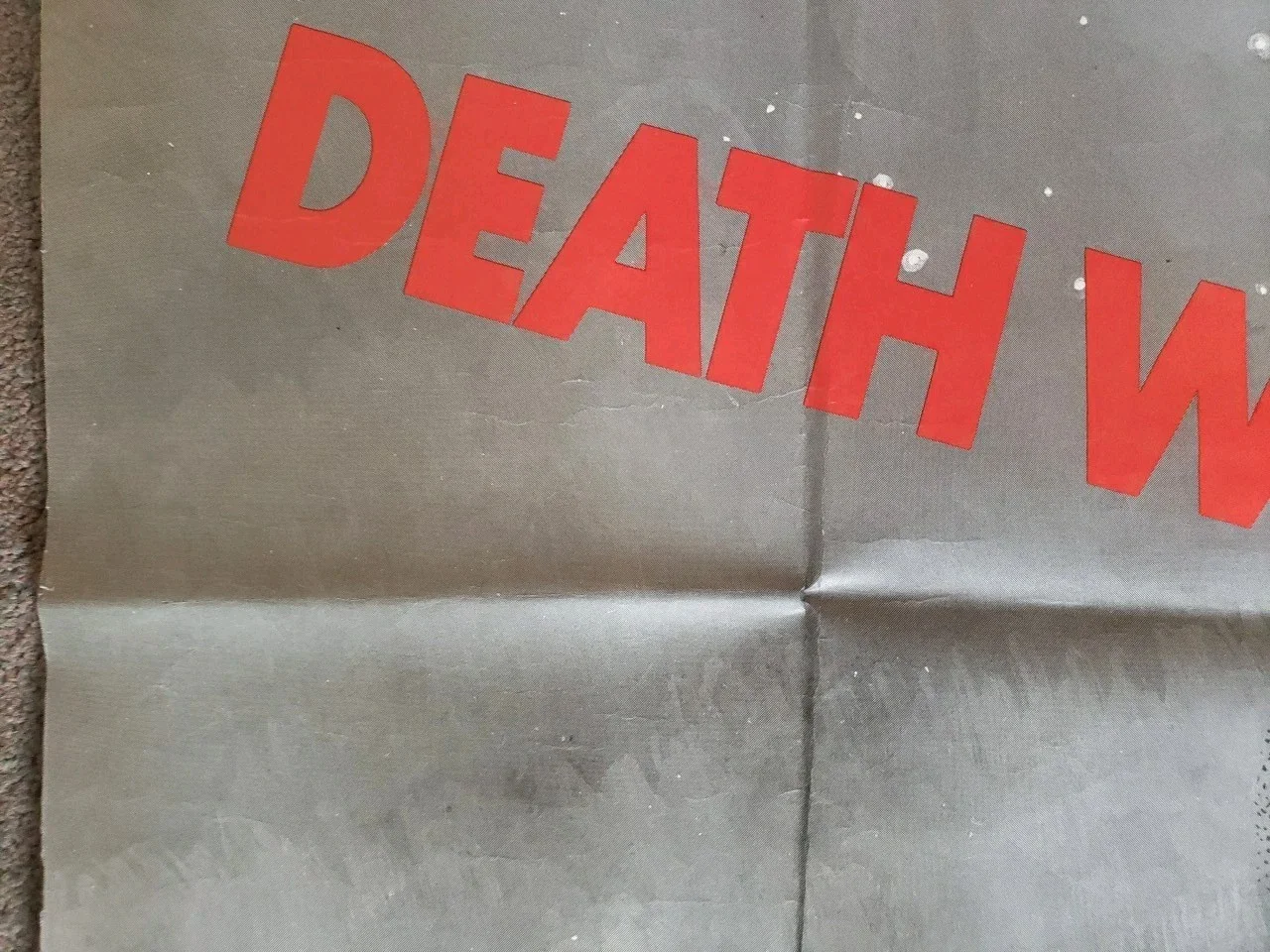 DEATH WISH II 2 (1982) original UK quad Cinema poster - Charles Bronson X Cert, изображение 3