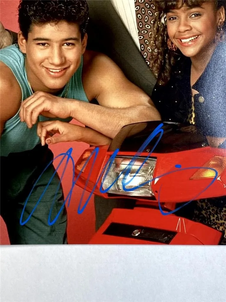 Mario Lopez signed Saved by the Bell 11x14 photo autograph ~ Beckett BAS, изображение 2
