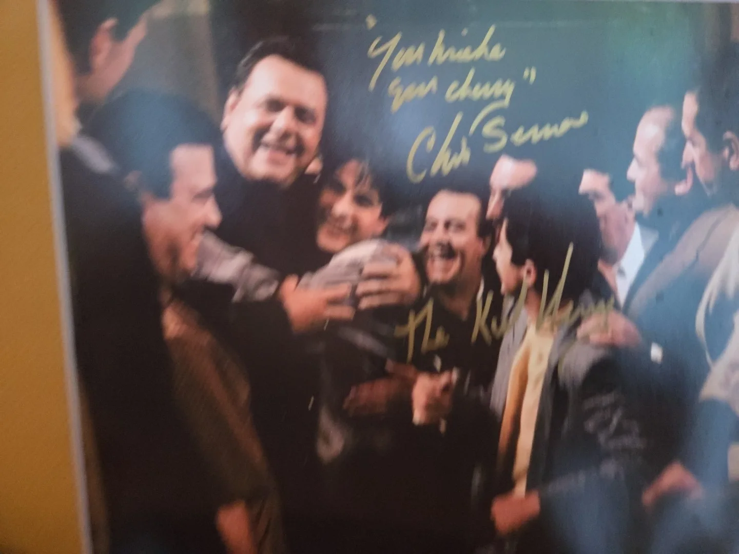 chris serrone — GOODFELLAS THE KID CHRISTOPHER SERRONE SIGNED PHOTO, "YOU BROKE YOUR CHERRY" JSA, image 3