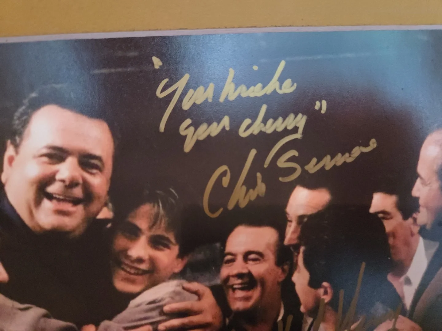 chris serrone — GOODFELLAS THE KID CHRISTOPHER SERRONE SIGNED PHOTO, "YOU BROKE YOUR CHERRY" JSA, image 4